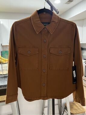 NWT: LIVERPOOL Cropped Shirt Jacket
